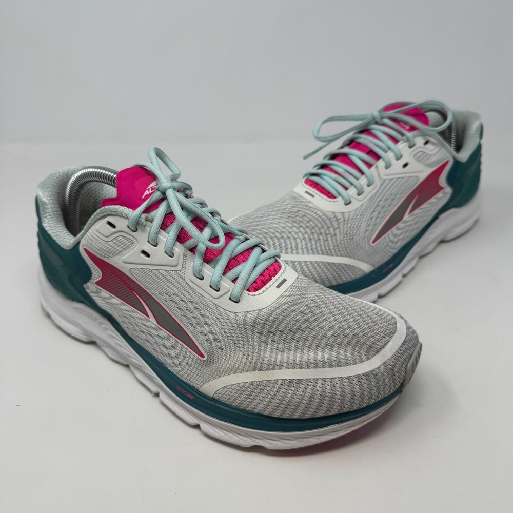 (NO INSERTS) Altra Torin 5 Sneaker Shoe Pink Teal White Women's Size‎ 9.5